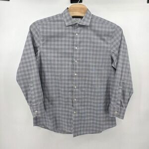 Charles Tyrwhitt Mens 17.5 (XL) Slim Fit Non-Iron Glen Plaid Dress Shirt